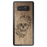 Wooden Case for Samsung Galaxy Note 8 Skull