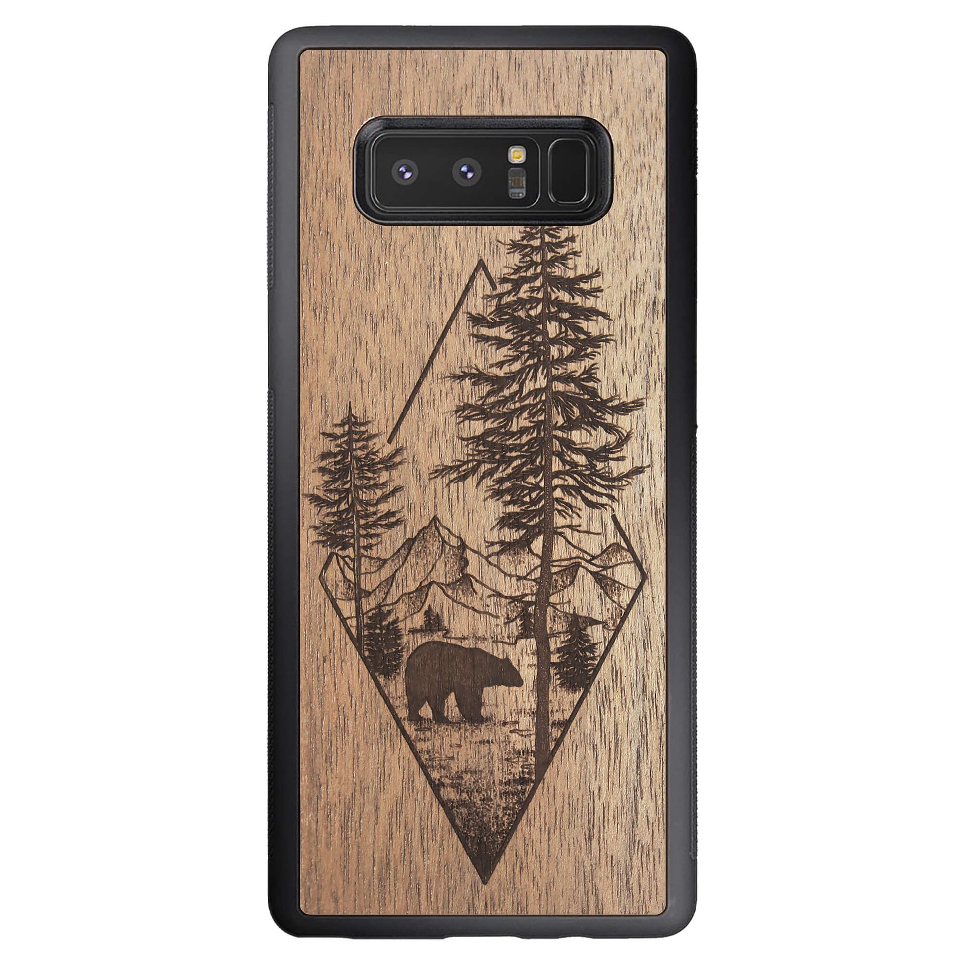 Wooden Case for Samsung Galaxy Note 8 Woodland