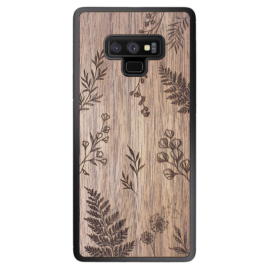 Wooden Case for Samsung Galaxy Note 9 Botanical