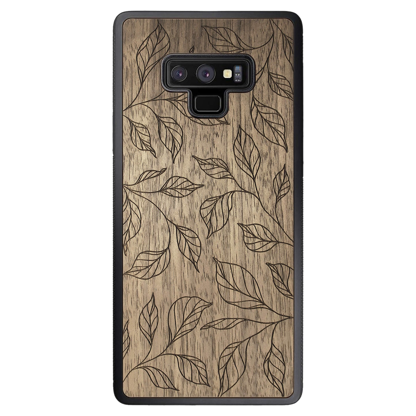 Wooden Case for Samsung Galaxy Note 9 Botanical Leaves