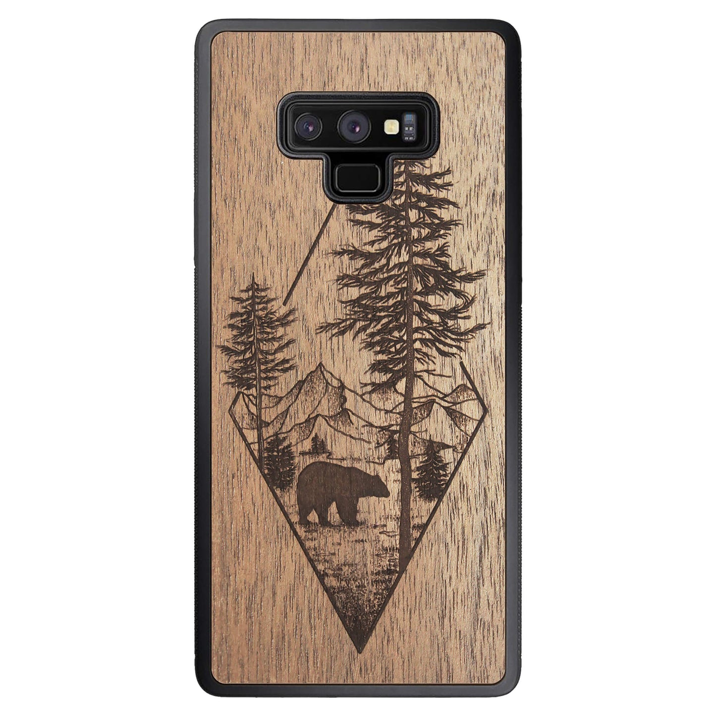 Wooden Case for Samsung Galaxy Note 9 Woodland