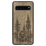 Wooden Case for Samsung Galaxy S10 5G Bear Forest