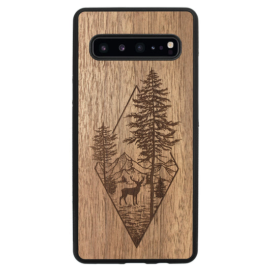 Wooden Case for Samsung Galaxy S10 5G Deer Woodland