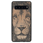 Wooden Case for Samsung Galaxy S10 5G Lion face