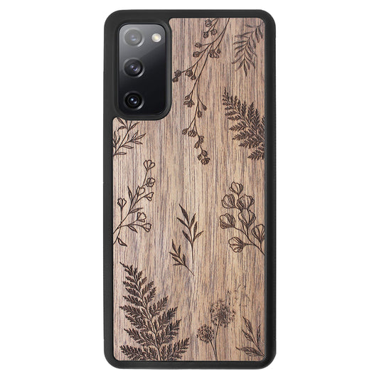 Wooden Case for Samsung Galaxy S20 FE Botanical