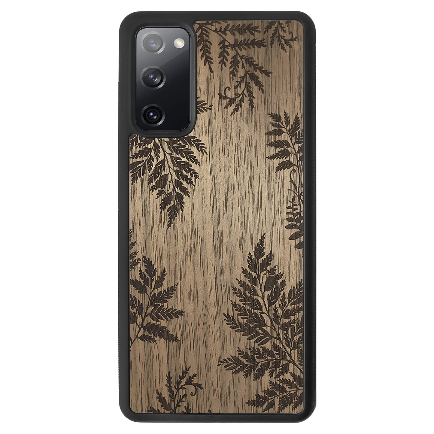 Wooden Case for Samsung Galaxy S20 FE Botanical Fern