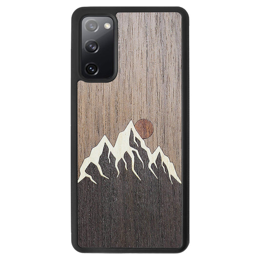 Wooden Case for Samsung Galaxy S20 FE Mountains