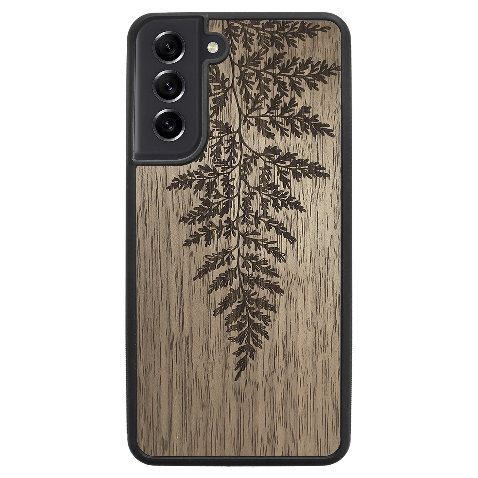 Wooden Case for Samsung Galaxy S21 FE Fern
