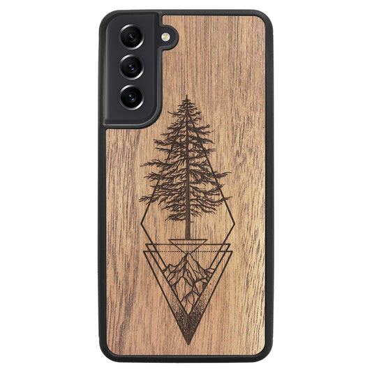 Wooden Case for Samsung Galaxy S21 FE Picea