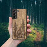 Wood Galaxy S10 5G Case Bear Forest