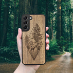 Wood Galaxy S22 Case Deer Woodland