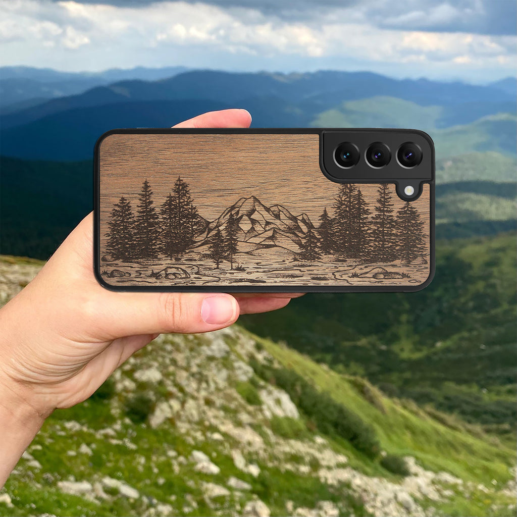 Wood Galaxy S10 Plus Case Nature