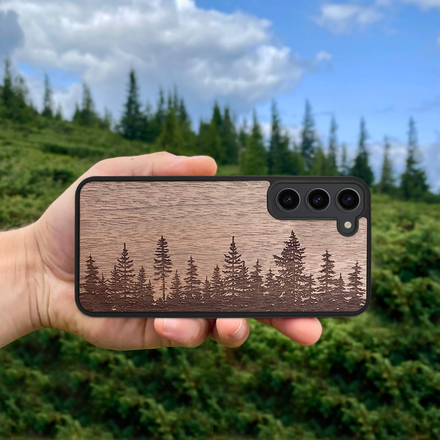Wood Galaxy S23 Case Forest