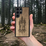 Wood Galaxy S23 Plus Case Pines