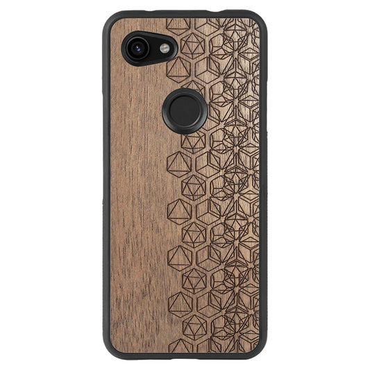 Wooden Case for Google Pixel 3A Geometric