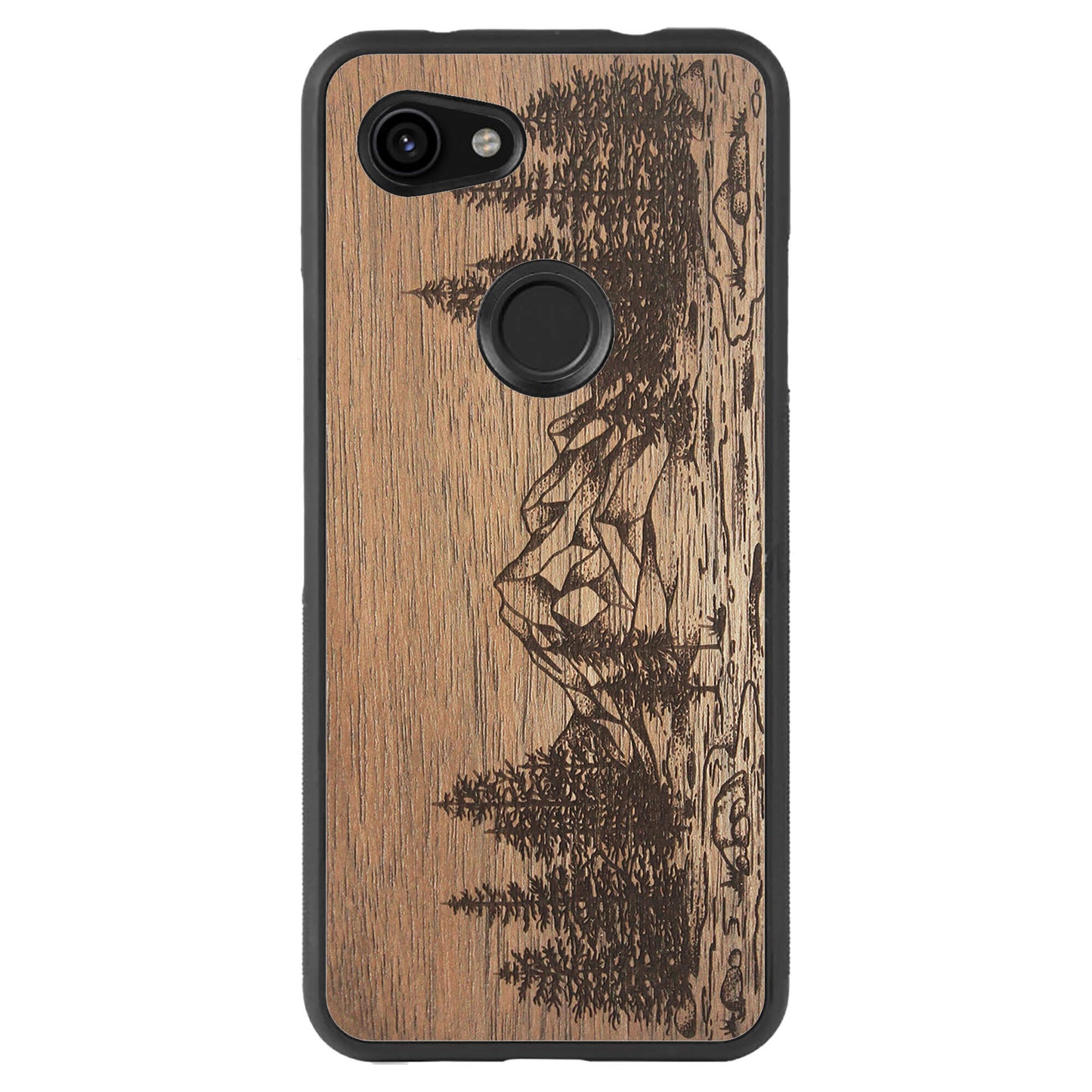 Wooden Case for Google Pixel 3A Nature