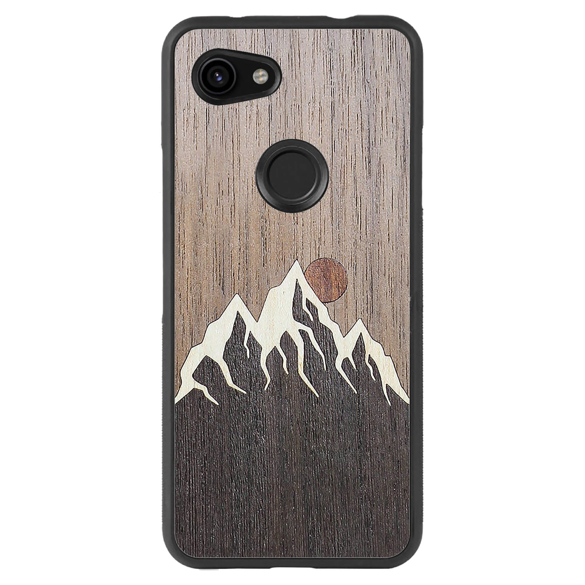 Wooden Case for Google Pixel 3A Mountain