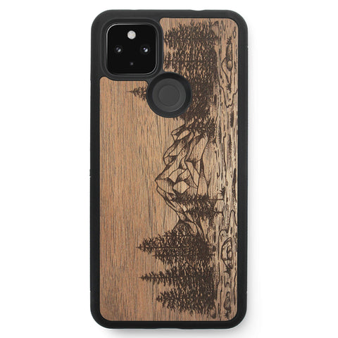 Wooden Case for Google Pixel 4A 5G Nature