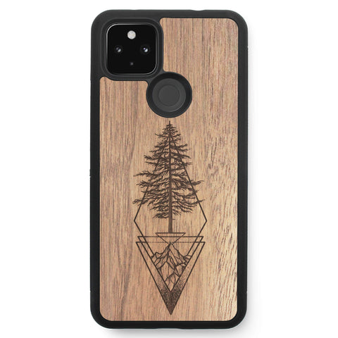 Wooden Case for Google Pixel 4A 5G Picea