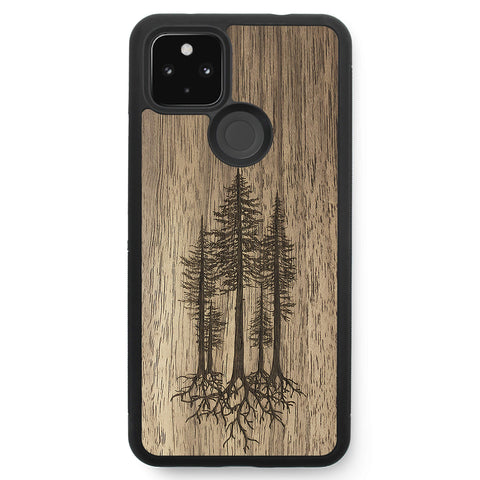 Wooden Case for Google Pixel 4A 5G Pines