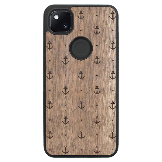 Wooden Case for Google Pixel 4A Anchor