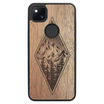 Wooden Case for Google Pixel 4A Mountain Night