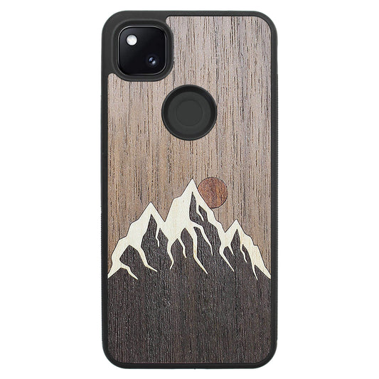 Wooden Case for Google Pixel 4A Mountain