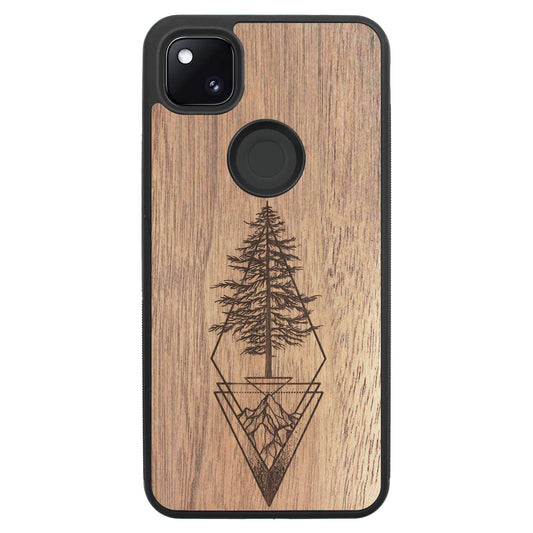 Wooden Case for Google Pixel 4A Picea