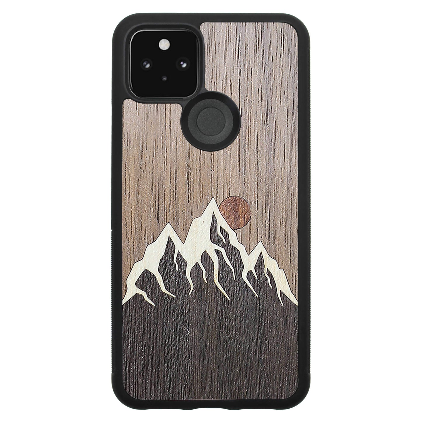 Wooden Case for Google Pixel 5 Mountain