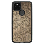 Wooden Case for Google Pixel 5 Botanical Leaves