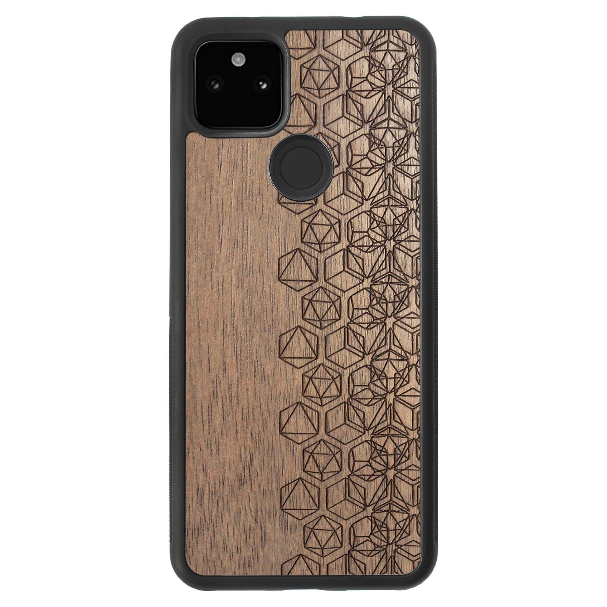 Wooden Case for Google Pixel 5A 5G Geometric