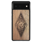 Wooden Case for Google Pixel 6 Mountain Night