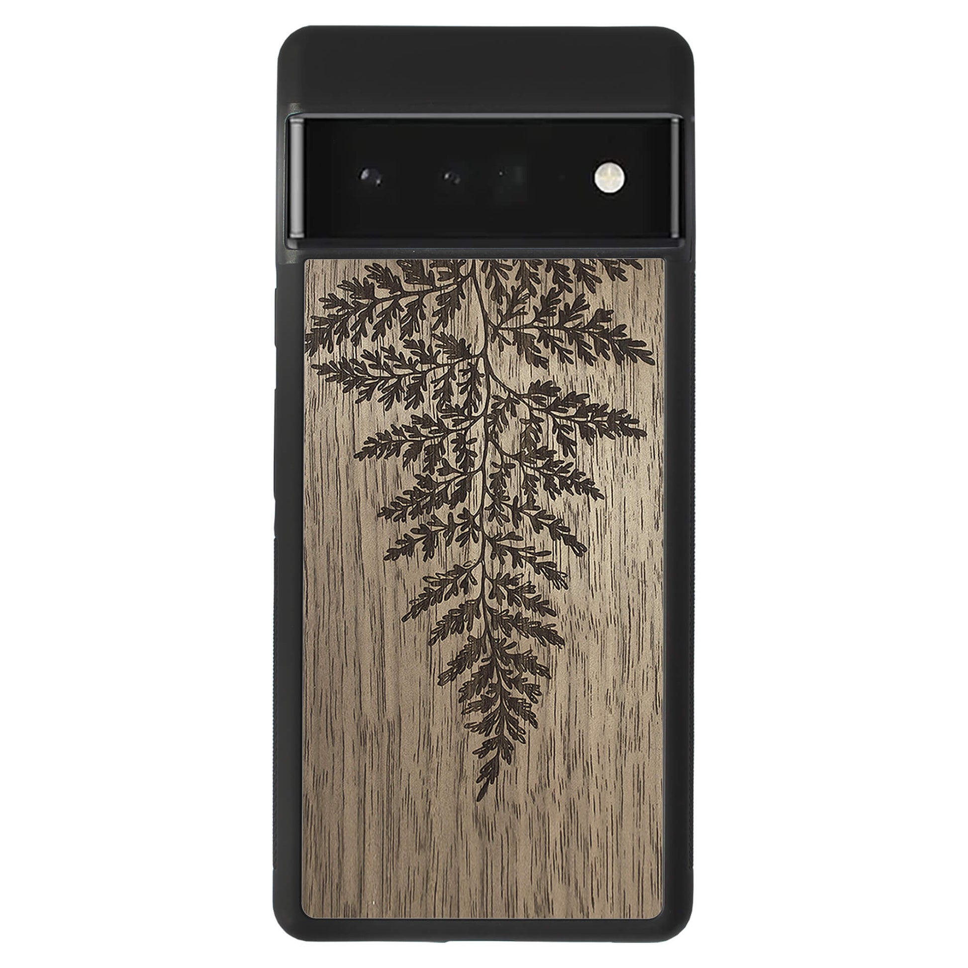 Wooden Case for Google Pixel 6 Pro Fern
