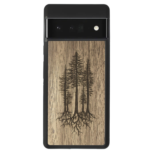 Wooden Case for Google Pixel 6 Pro Pines