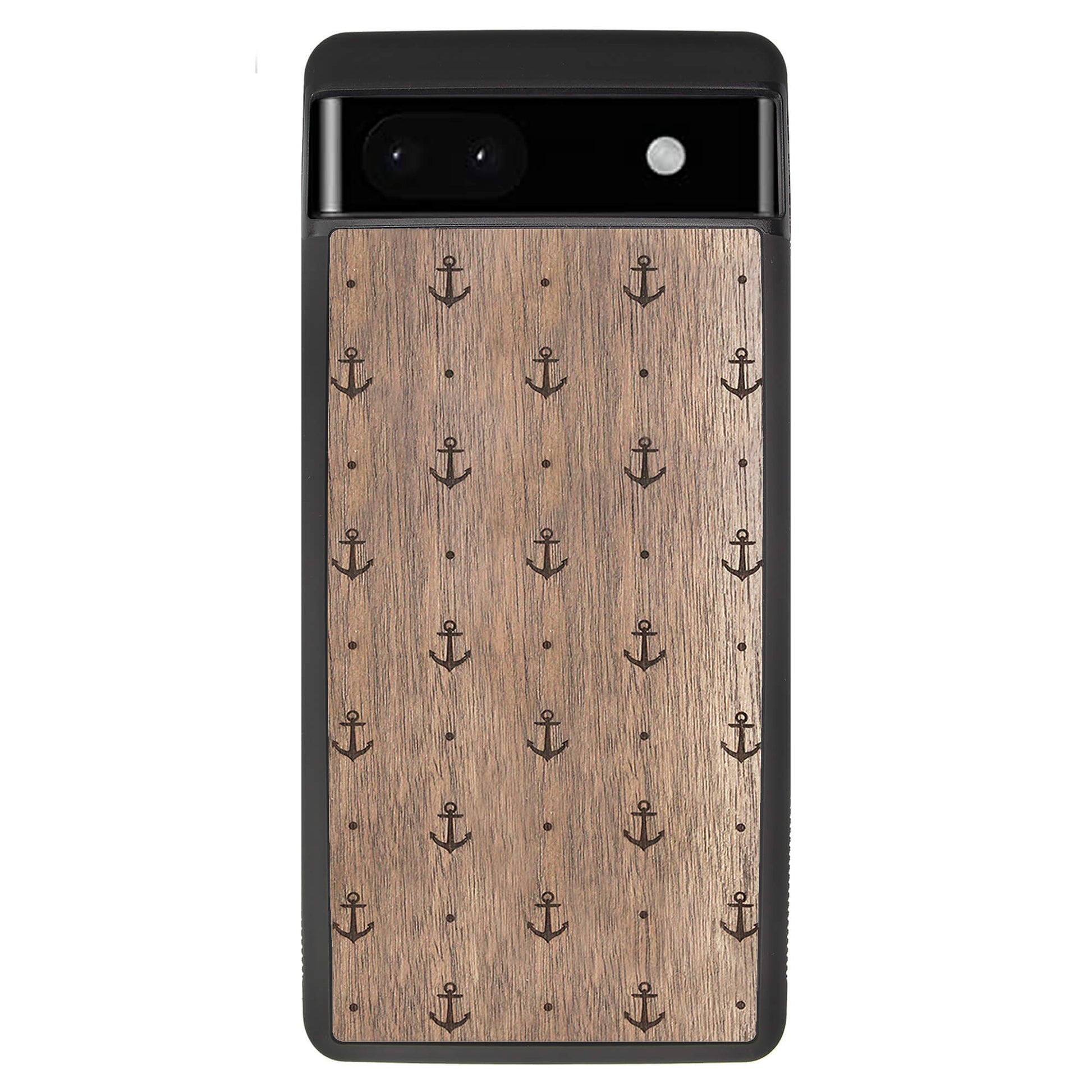 Wooden Case for Google Pixel 6A Anchor