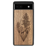 Wooden Case for Google Pixel 6A Deer Woodland