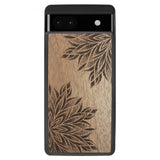 Wooden Case for Google Pixel 6A Mandala