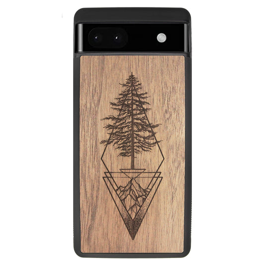 Wooden Case for Google Pixel 6A Picea