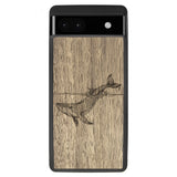 Wooden Case for Google Pixel 6A Whale