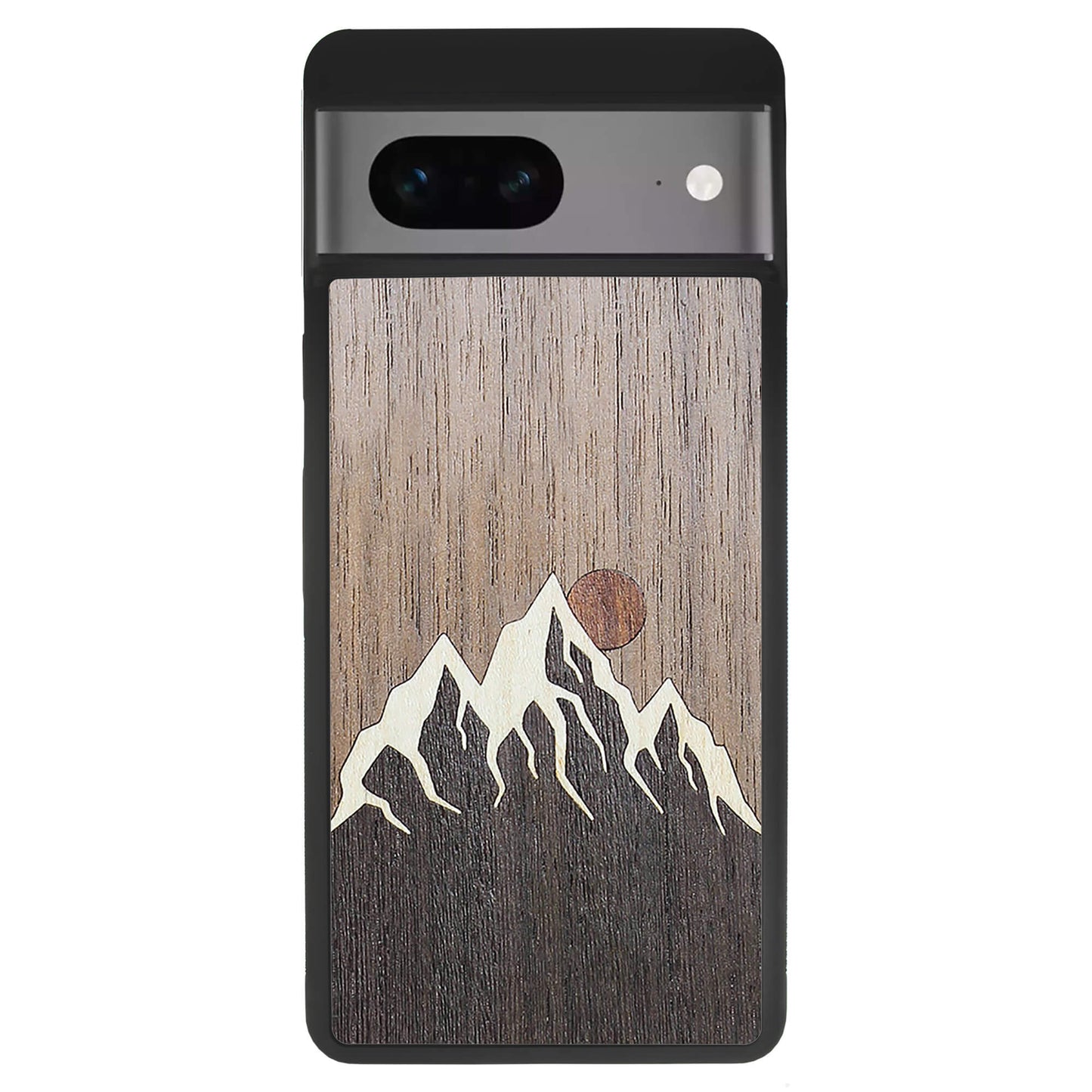 Wooden Case for Google Pixel 7 Mountain