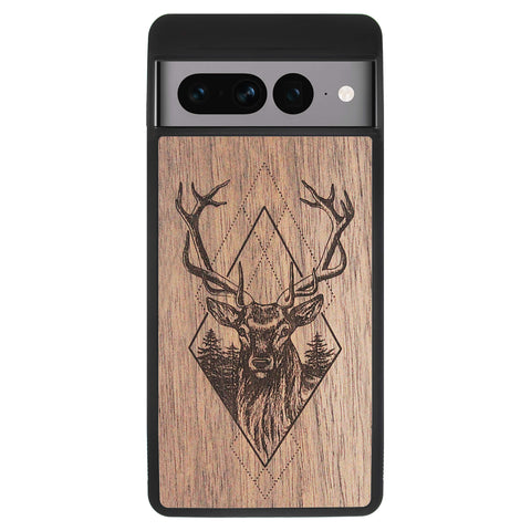 Wooden Case for Google Pixel 7 Pro Deer