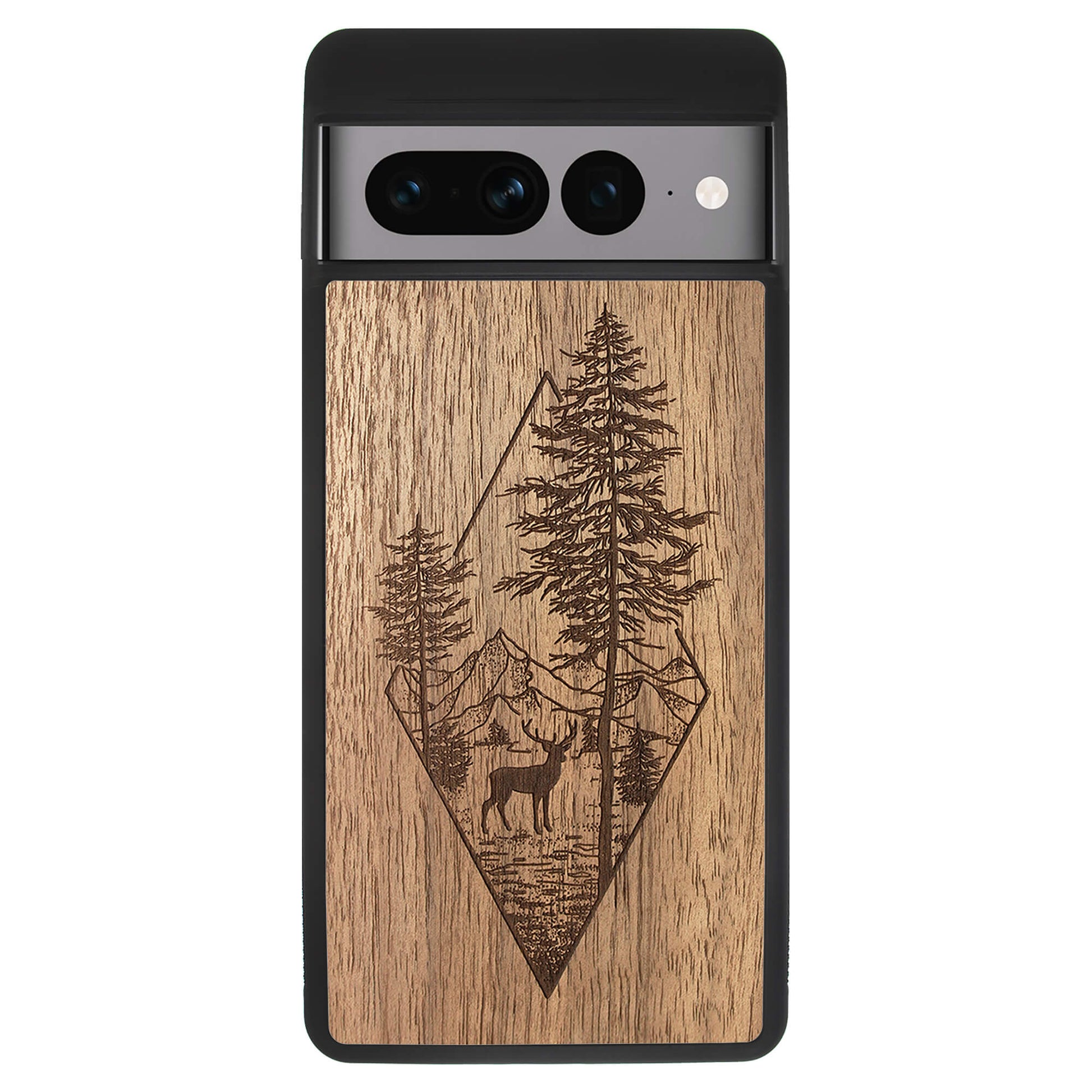 Wooden Case for Google Pixel 7 Pro Deer Woodland