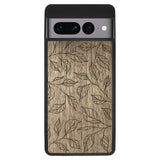 Wooden Case for Google Pixel 7 Pro Botanical Leaves