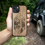 Wood iPhone 13 Pro Case Mountain Road