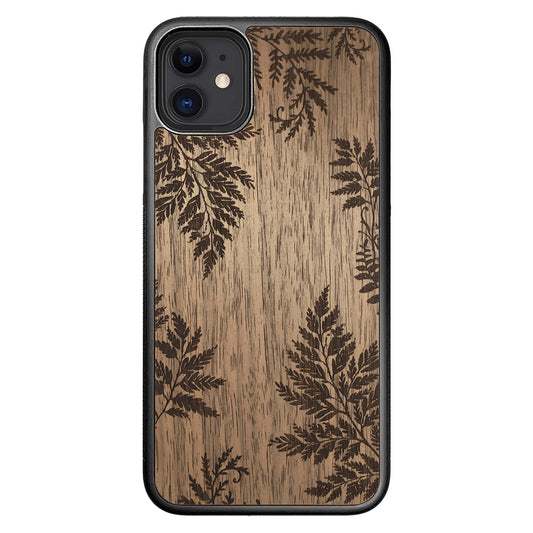 Wooden Case for iPhone 11 Botanical Fern