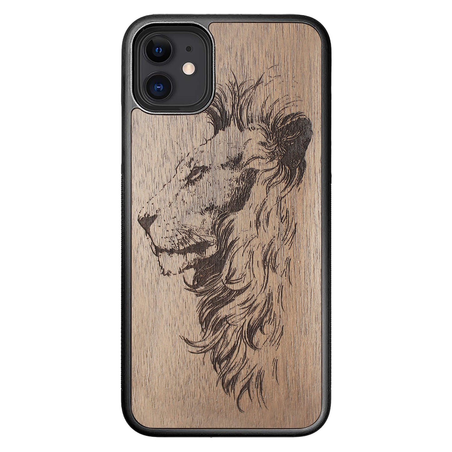 Wooden Case for iPhone 11 Lion