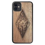 Wooden Case for iPhone 11 Mountain Night