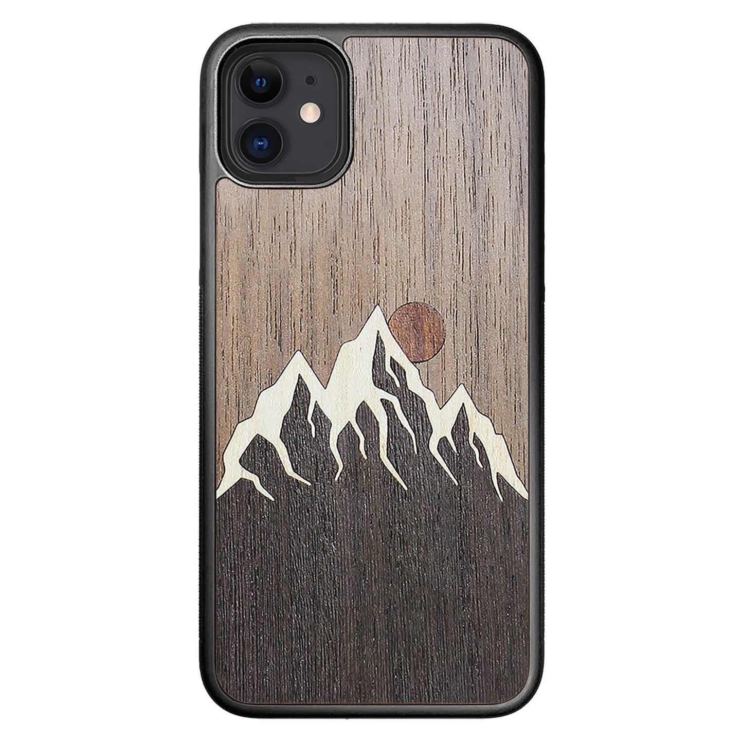 Wooden Case for iPhone 11 Mountain