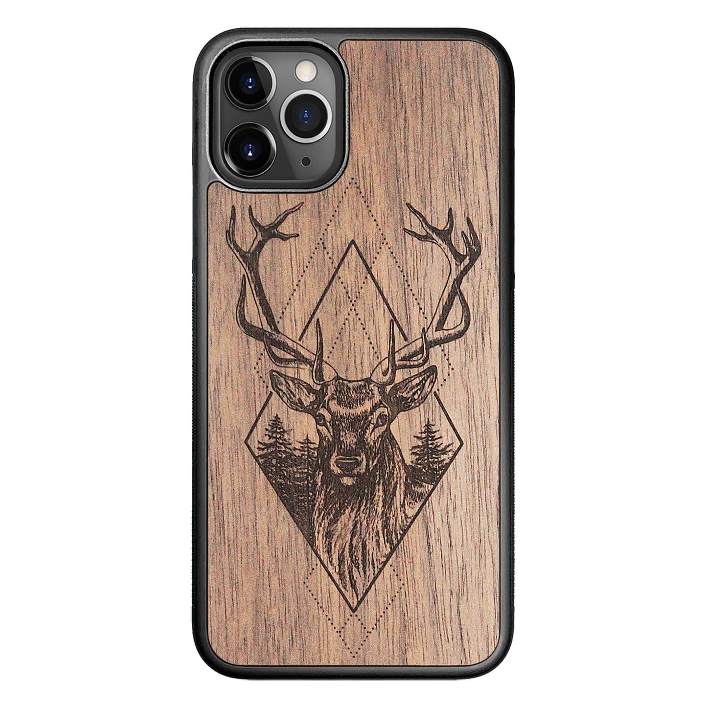 Wooden Case for iPhone 11 Pro Deer