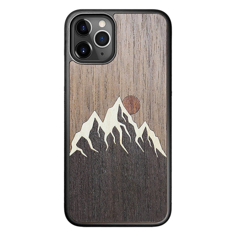 Wooden Case for iPhone 11 Pro Mountain